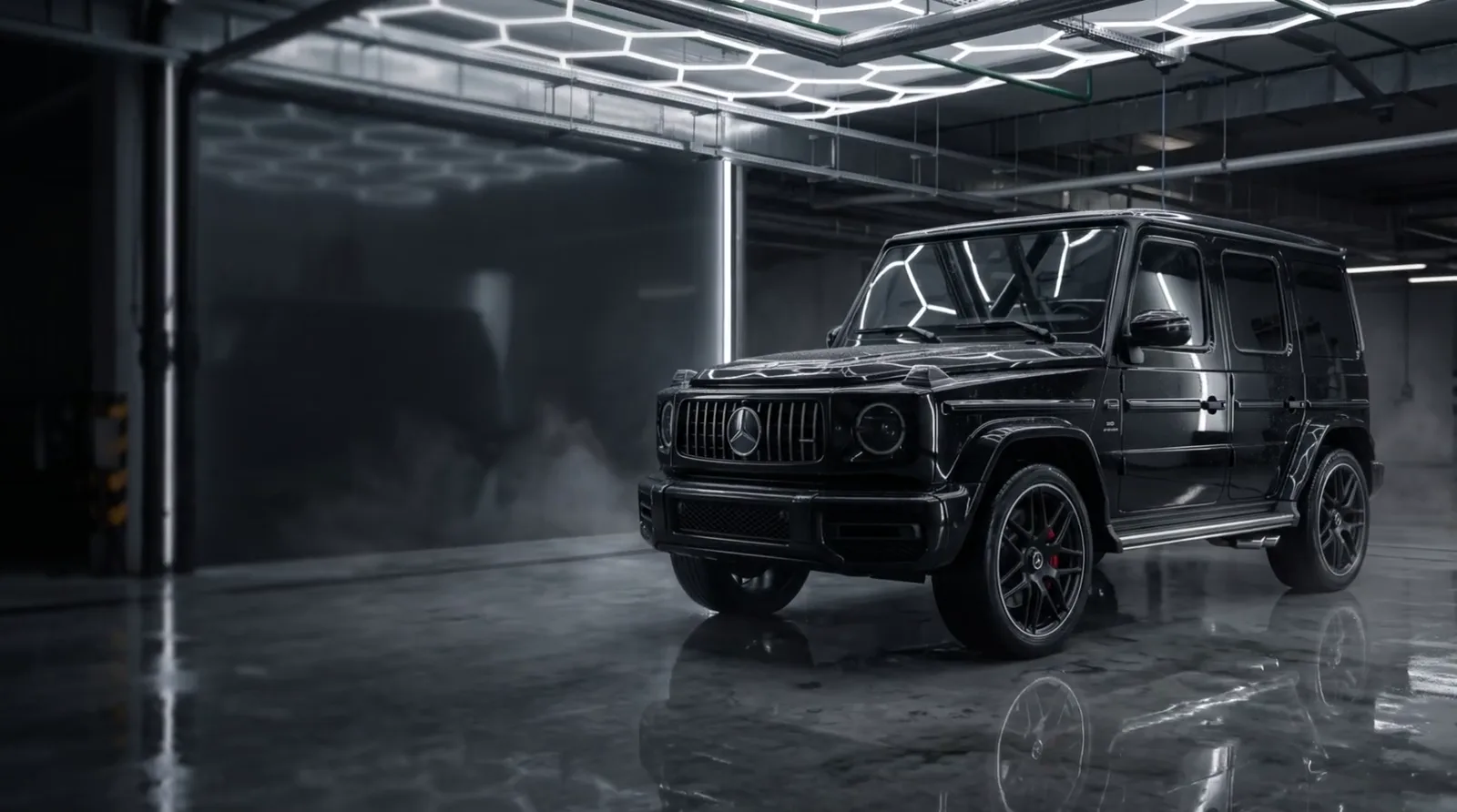 Автомобиль в CGI-сцене Светского